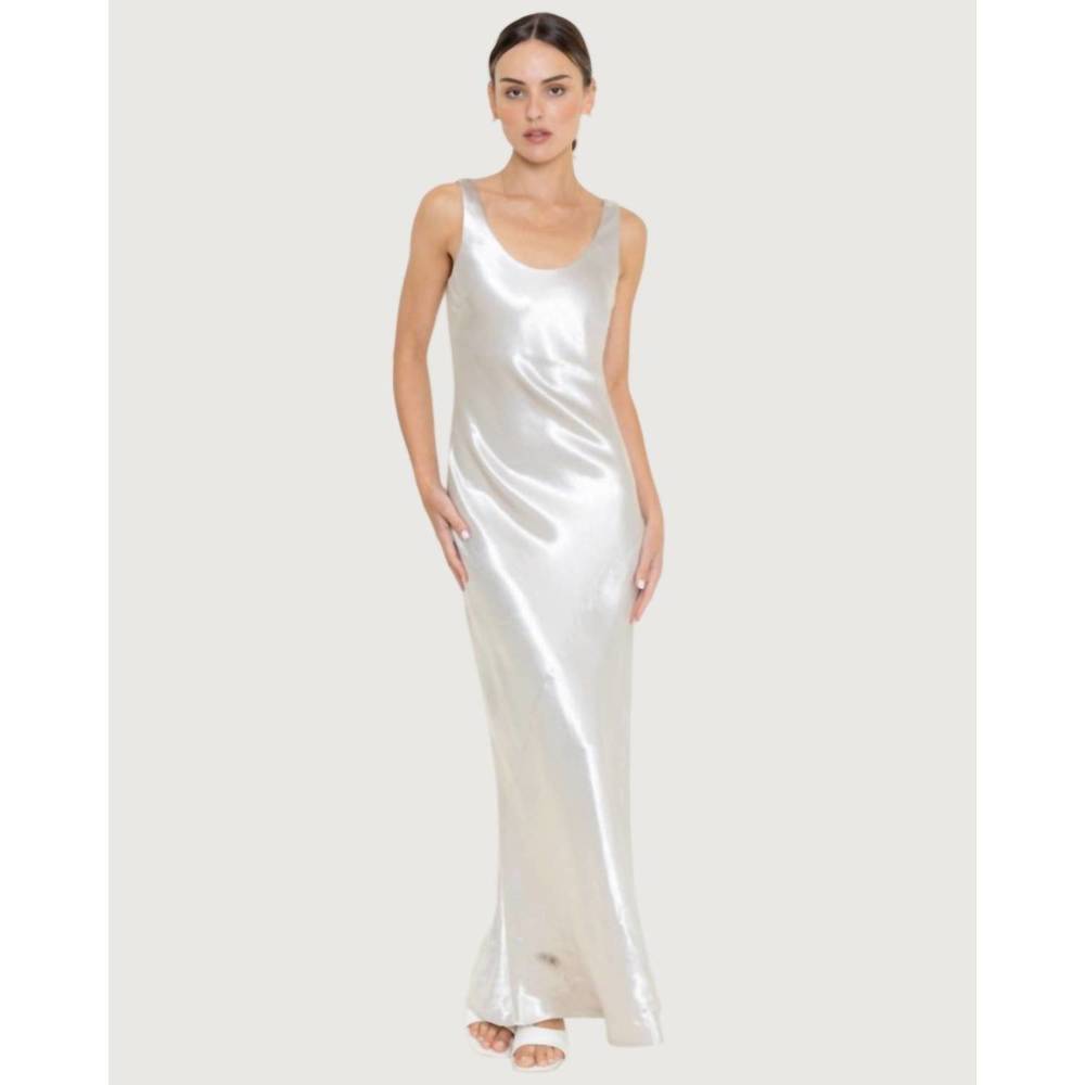 NEW FORE COLLECTION adair maxi dress in silver